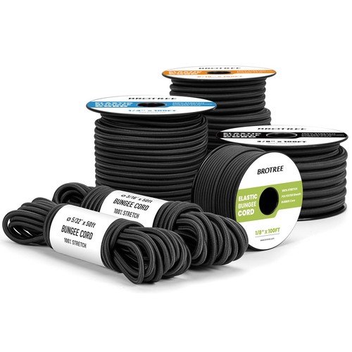 Black marine bungee - marine, cord