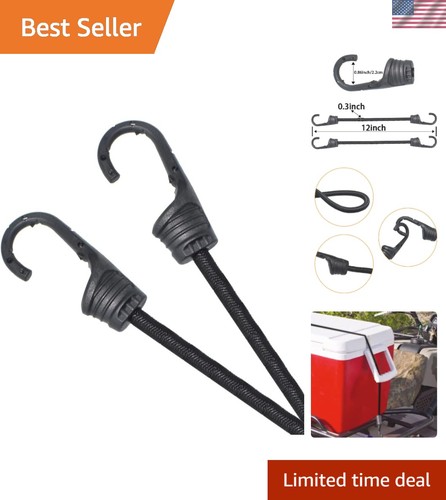 Inch bungee cords with - 12-inch,